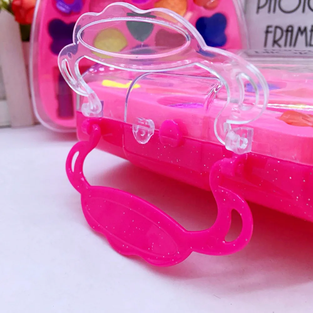 Дети девочка набор инструментов для макияжа чемодан косметический ролевые игры набор принцесса игрушка подарок AN88 - Цвет: Яркий