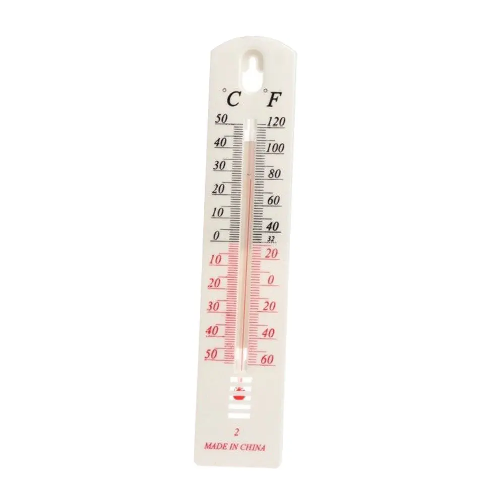 Цифровой датчик температуры белый Крытый открытый профессиональный настенный термометр 19,8*4,1*0,7 см сад креативный Прямая