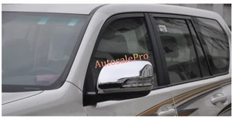 

Chrome Rearview Side Door Mirrors Cover Trim For Toyota Land Cruiser Prado Fj150 2010-2013