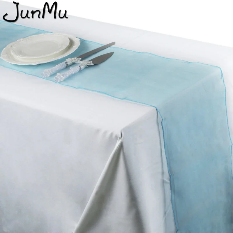 Multicolor 30cm*275cm Sheer Organza Fabric Organza Table Runner Chair Sash Bows For Wedding Party Birthday Xmas Decor Multicolor 30cm*275cm Sheer Organza Fabric Organza Table Runner Chair Sash Bows For Wedding Party Birthday Xmas Decor