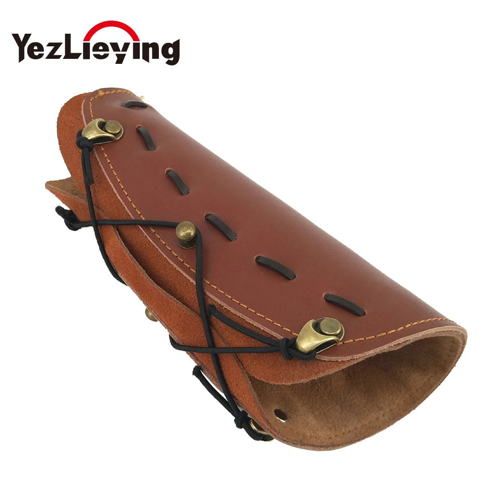 Bow and arrow accessories traditional bow and arrow cowhide arm