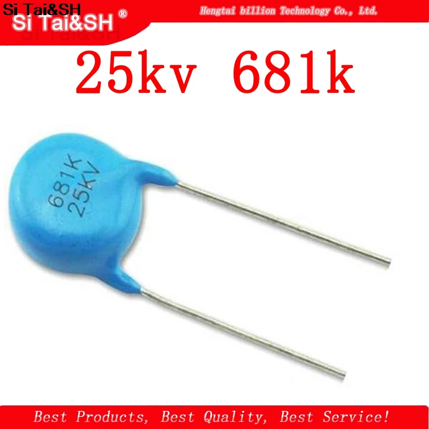 

High voltage ceramic chip capacitor 25kv 681k 680pf 25000v