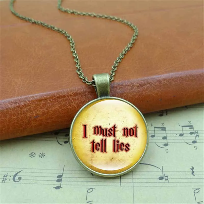 Ожерелье с подвеской Гарри Я не должен лгать|gift for friends women|gifts friendsnecklace charm |