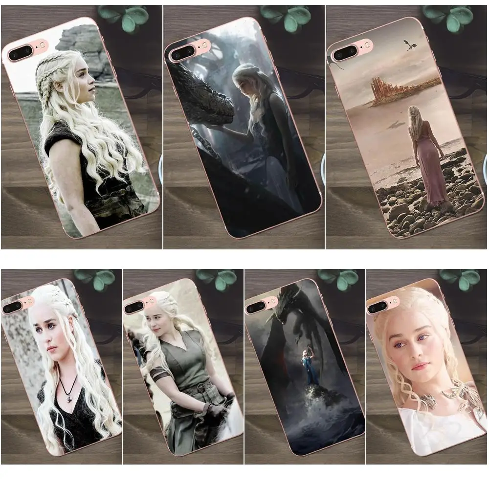 

For Huawei G8 Honor 5C 5X 6 6X 7 8 9 Y5II Mate 9 P7 P8 P9 P10 P20 Lite Plus 2017 Soft TPU Skin Painting Daenerys Game Of Throne