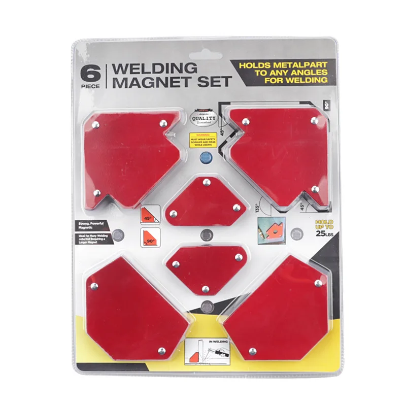Online 6PCS Löten Locator Magnetische Magnet Ecke Pfeile Schweißer Schweißen Halter Werkzeug
