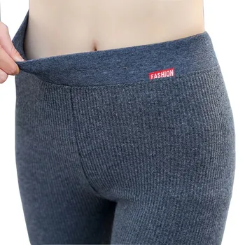 New Fashion Casual Warm Corduroy Cotton Winter High Leggins Women Ankle-Length Leggings Knitted Thick Slim Legins Solid Pants ving winter casual leggings women fashion stretch slim ladies leggings ankle length black