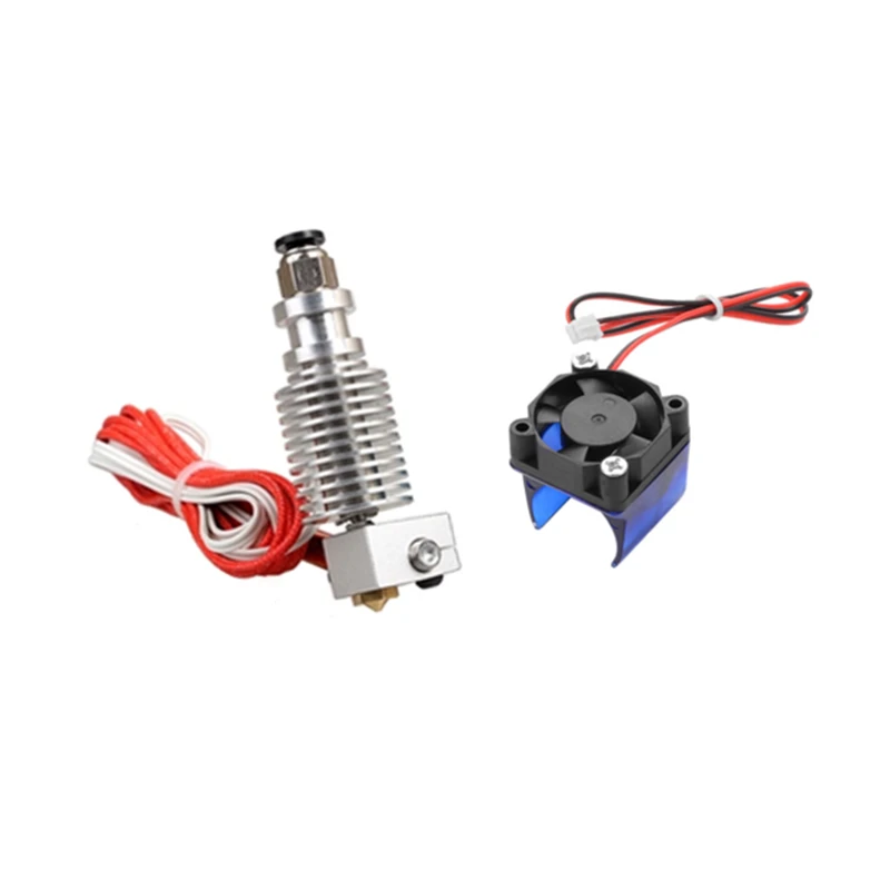 3D طابعة أجزاء E3D V6 J-رئيس Hotend الطارد التبريد مروحة قوس كتلة الثرمستورات بودين ل 1.75 مللي متر خيوط مع الفوهات