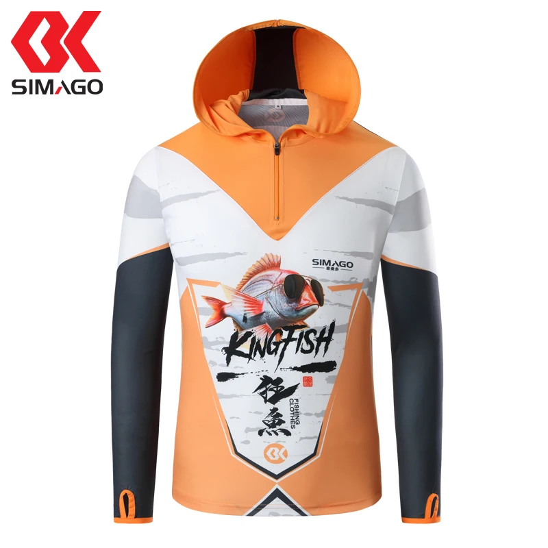 Fishing Clothing Breathable Sunscreen Shirt Men Quick Drying Anti UV