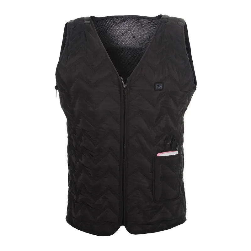 

heating vest with battery winter Skiing clothes men vest to keep warm charging China factory production size s-xl
