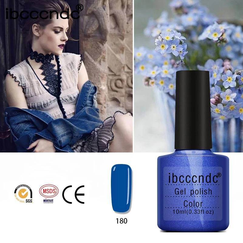 УФ гель для ногтей Deep Blue 12 шт./компл. 10 мл|uv nail gel polish|nail lacquergel lacquer |