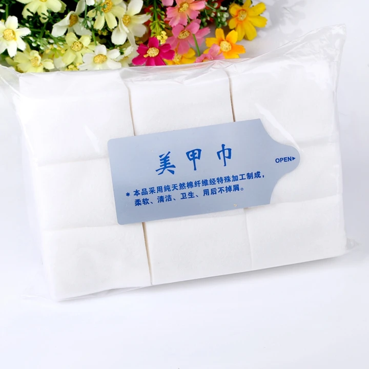 1Pack Nail Acrylic Gel Polish Remover Art Tips Manicure Clean Wipes Cotton Lint Pads Lint-Free Napkins For Nails | Красота и здоровье