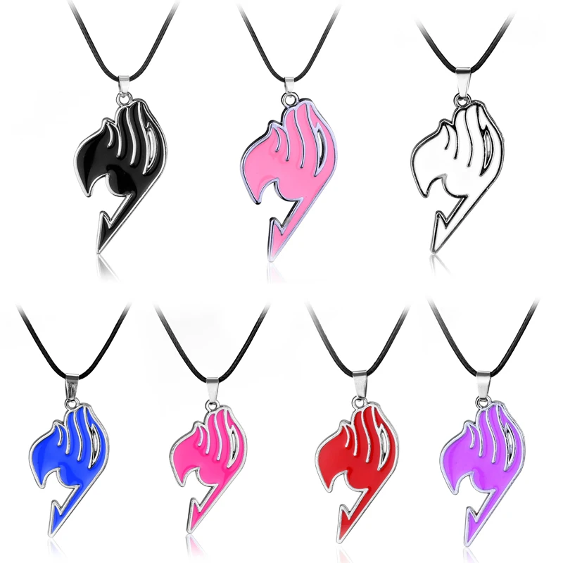 

Cosplay Accessories Fairy Tail 4 Color Cosplay Anime Alloy Metal Necklace Charm Pendant Toy Gift New Movie Jewelry Necklace -30