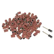 100 шт. дрель для ногтей выделенное шлифовальное кольцо шлифовальная полирующая насадка необходимые принадлежности песок круг Маникюрный Инструмент 1/" оправы