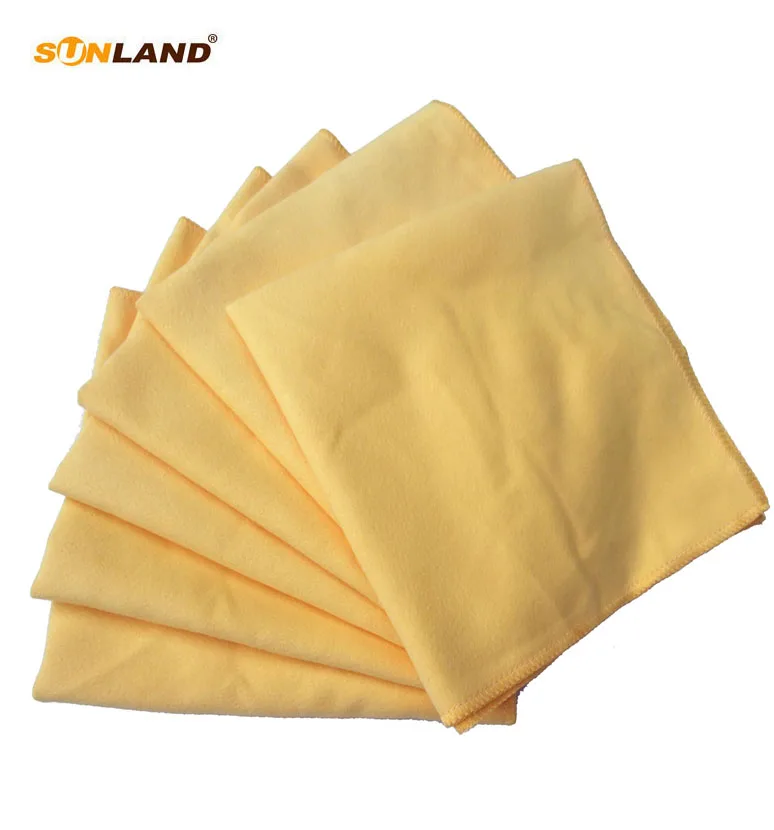 

Microfiber Electronics Cleaning Cloths Lens Cloth Wipes Len Cleaning Towels Spectacle Cleaning Cloths 13"x13" 6 Pcs Yellow