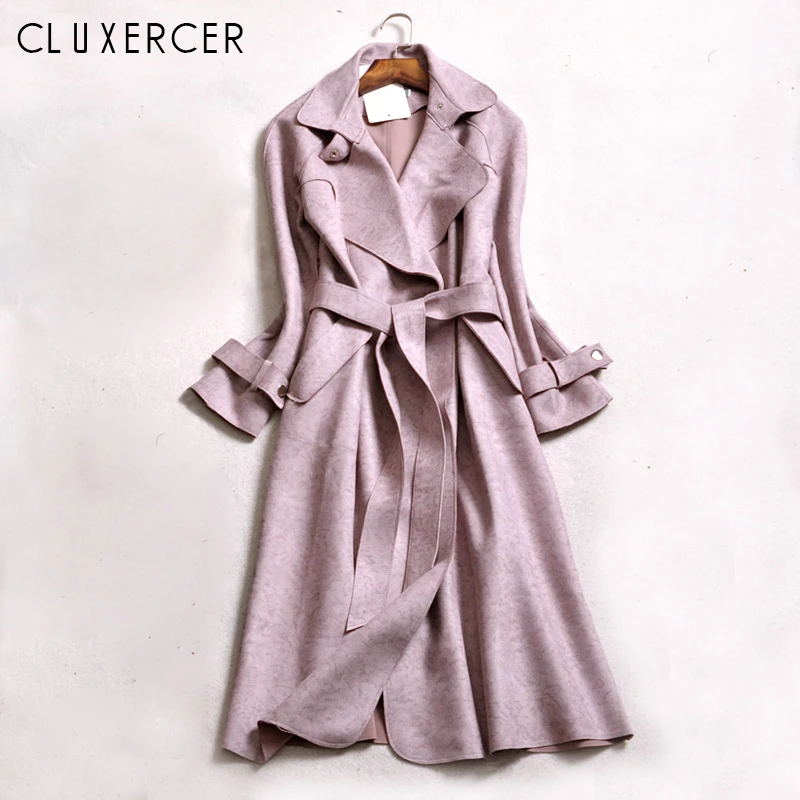 plus size pink trench coat