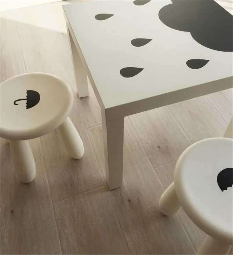 Jolie Chaise En Forme De Nuage Decoration Artisanat Table De Montage Rond Pour Bebe Tabouret Creatif Enfants Petite Chaise Ecologique Court Et Sans Cadre Aliexpress