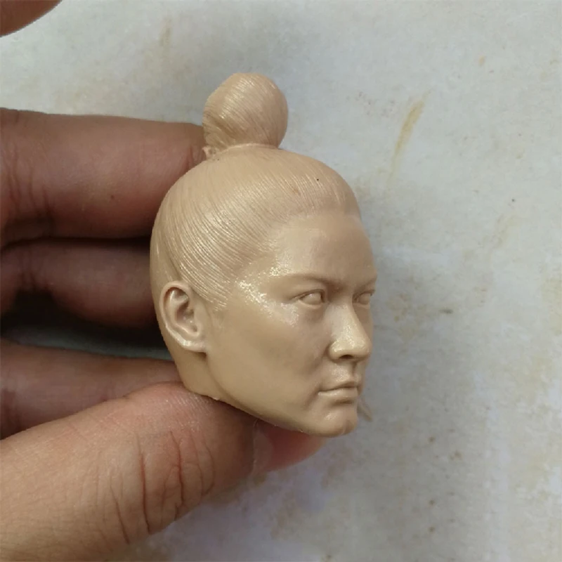 1/6 Неокрашенная голова Бригит лин лысая азиатская 12 дюймов фигурка кукла