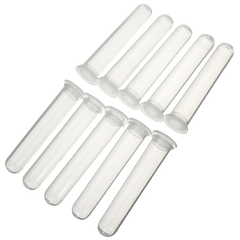 

Kicute 10Pcs/pack 20ML Micro Centrifuge Test Tube Clear Plastic Vial Container With Snap Cap Lid For Laboratory Sample Supply