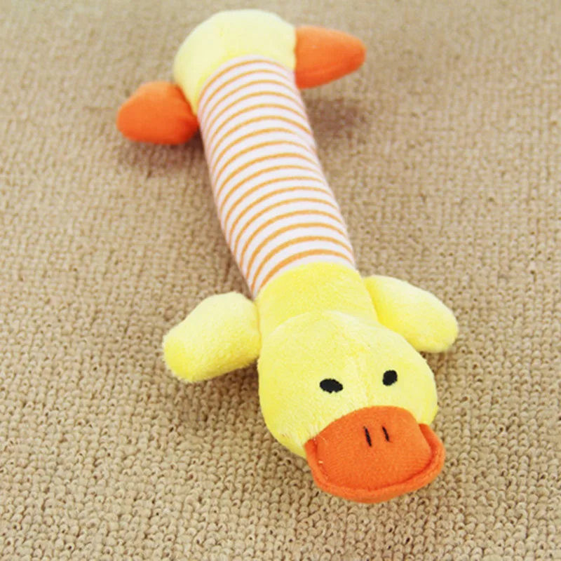 Cute Puppy Cat Squeaker Squeaky Plush Sound Toys Funny Pet Dog Chew