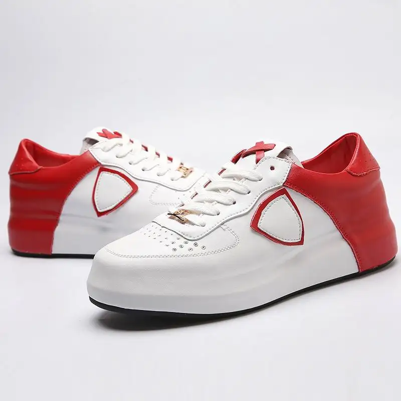 Colores Llegada Planos Zapatos Los Hombre 38 Negro Con De Transpirable Mezclados Hombres Rojos Plataforma Marea 43 rojo Casuales Errfc Nueva Tamaño w50qC66