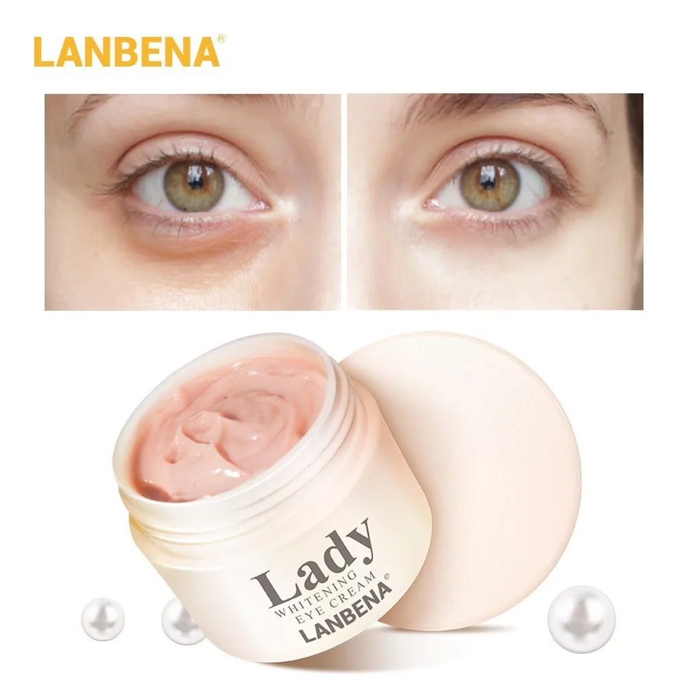 

LANBENA Lady Whitening Eye Cream Dark Circle Remover Lifting Firming Eye Care Anti-Aging Eye Patch Repairing Puffiness Skin Care