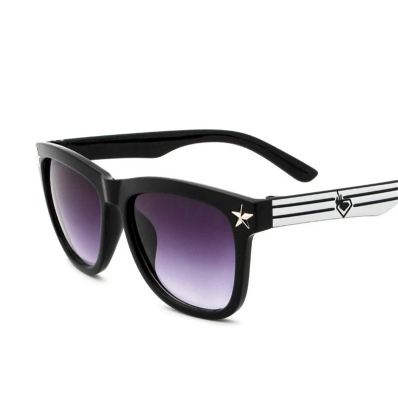 

ZXTREE Fashion Brand Sunglasses Women Five Star Square Retro Sunglasses Men Flat Coating Mirror Black Glasses gafas de sol Z181