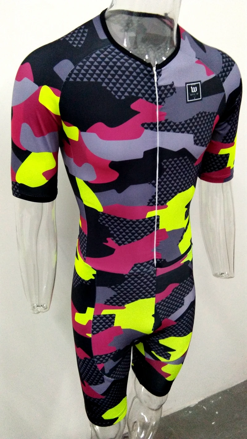 Wattie ink мужская летняя велосипедная одежда skinsuit speedsuit roupa ciclismo триатлон Майо MTB горные одежда комбинезон