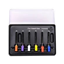 6 шт 19/21/25 мм Профессиональный устные здоровые Нержавеющая сталь ремонт иглы ручной K-Endo корневых каналов зубов стоматологические напильники инструменты