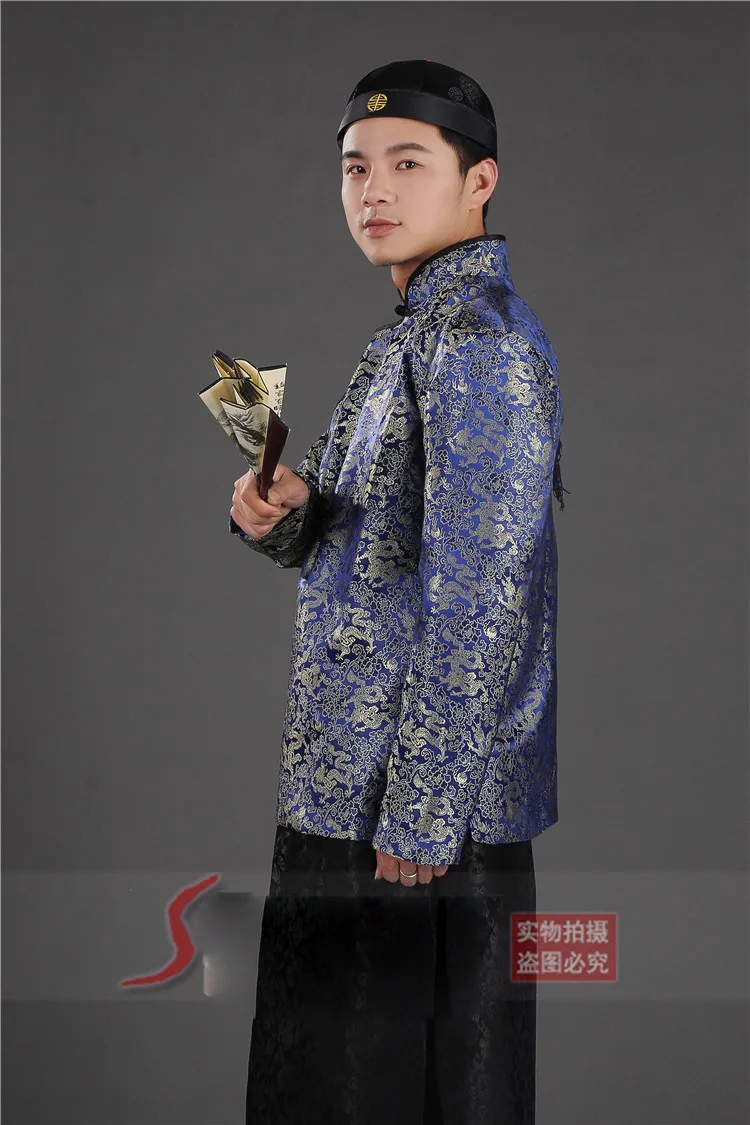 Китайские традиционные богатый человек наряд капиталистическая одежды платье халат Ropa tradicional Китай Vetements traditionnels Chinois