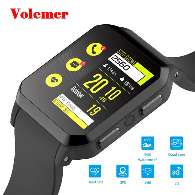 smartwatch ip68 sim card