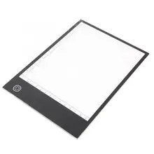 A5 портативная тонкая мини-копировальная доска, светодиодный коврик с регулировкой яркости и шкалой, копировальный коврик для рисования, светильник для тату, коробка