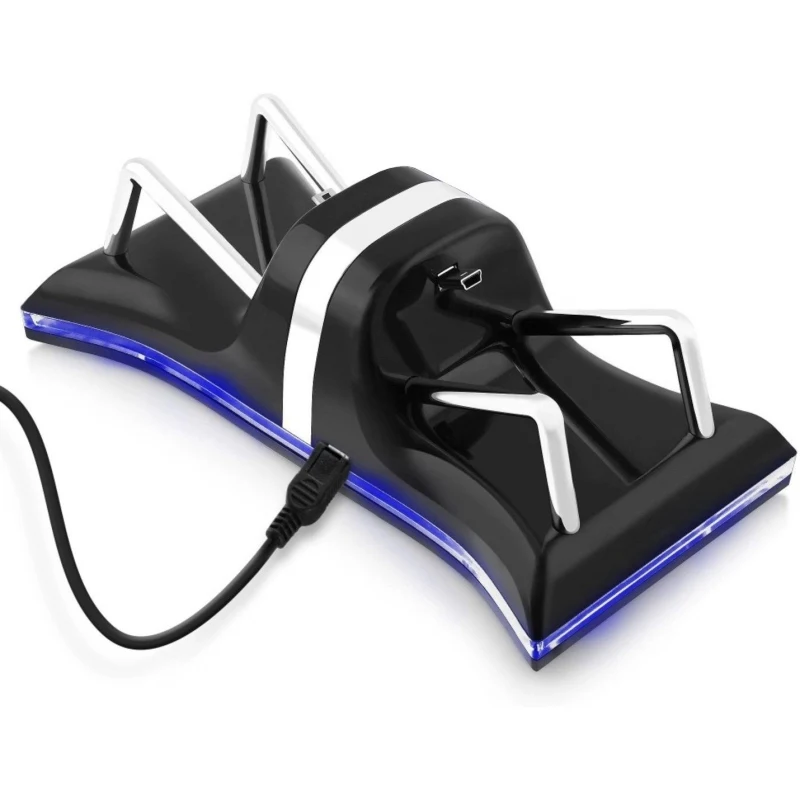 

USB Controller Blu-ray Dual Charger Ports Station Wireless Controller Charger For PS3 Controller