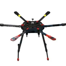 F11283 Таро X6 TL6X001 6 осевой Зонт углеродного Складная комплект рамы для гексакоптера+ электронный полозковое шасси Шестерни для дрона с дистанционным управлением с видом от первого лица