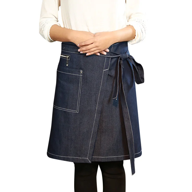 Split Type Cooking Apron Half Waist Apron Restaurant Hotel Kitchen