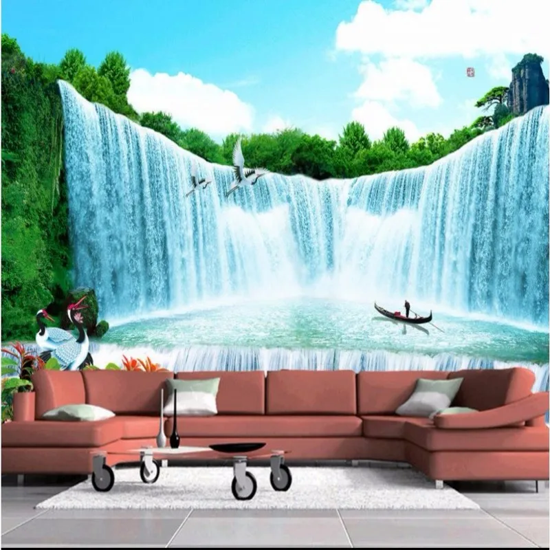 Tag Papel De Parede Paisagem Para Sala 3d