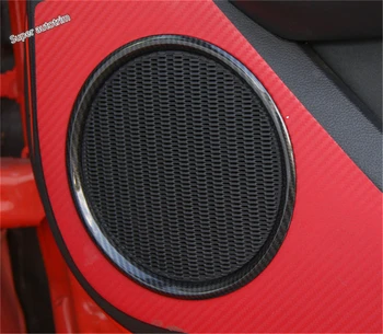 

Lapetus Accessories Interior Inner Door Stereo Speaker Audio Loudspeaker Ring Cover Trim ABS For Ford Mustang 2015 - 2018