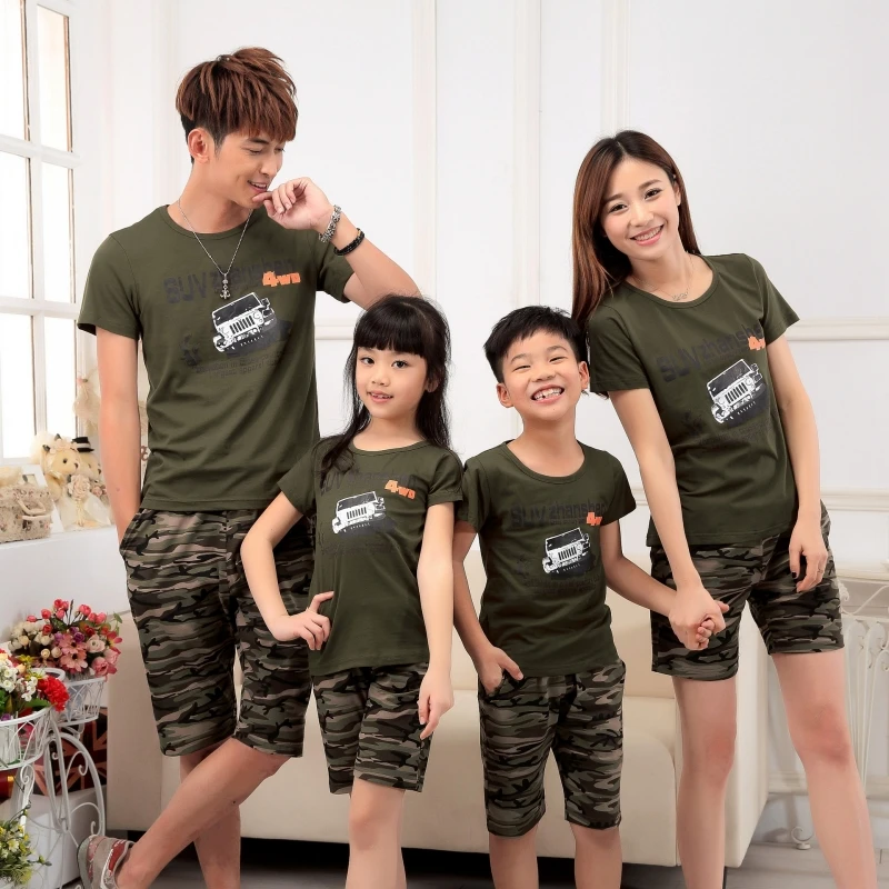 Family Matching Outfits Clothes Set 