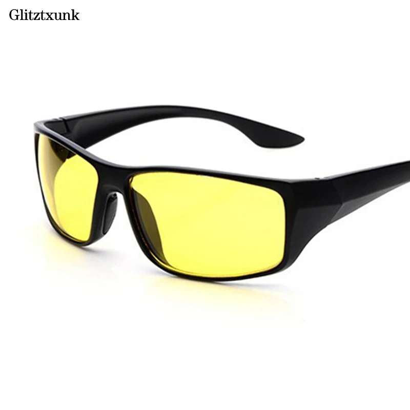 Модные мужские солнцезащитные очки Glitztxunk уличные с оправой из поликарбоната