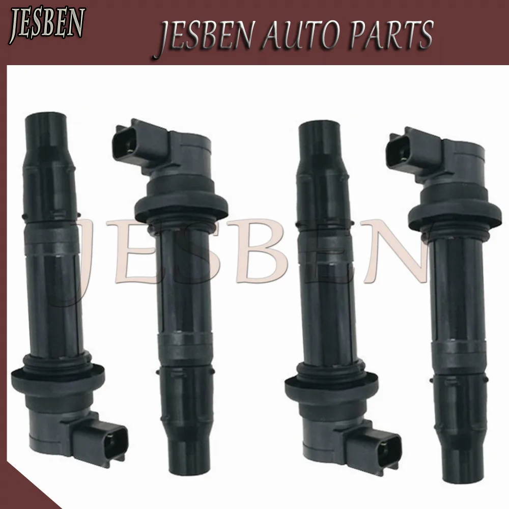 4PCS Ignition Coil F6T558 for 2002-2017 Yamaha YZF