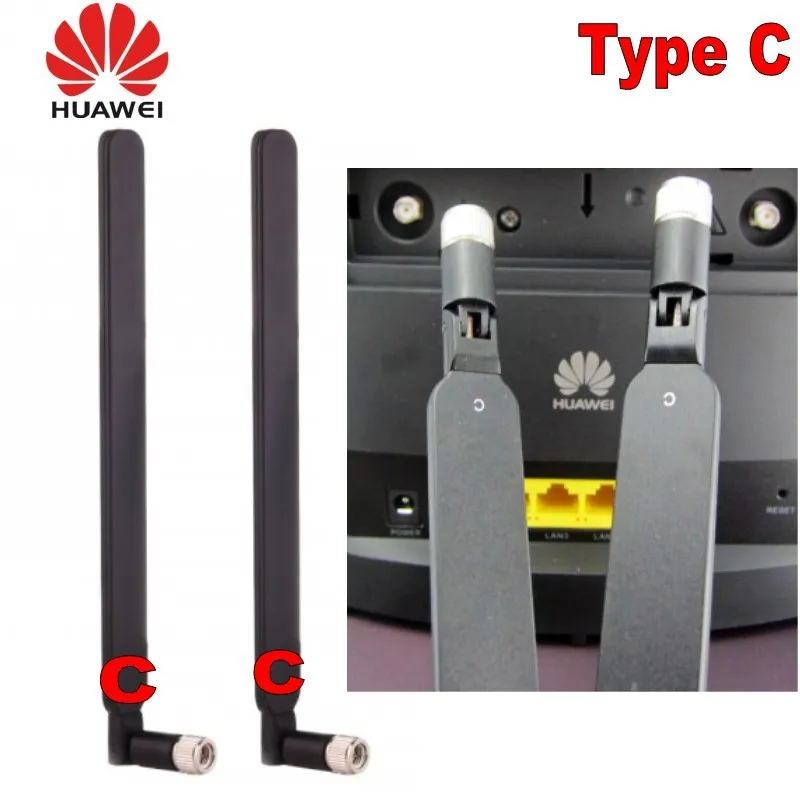 Оригинальная Черная внешняя антенна для Huawei Type C 4G LTE B593 b890 B525 b715 B535 B818|Антенны