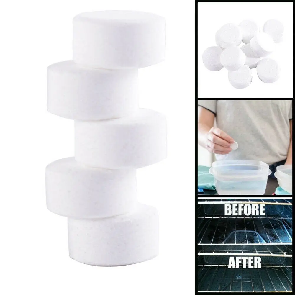 10Pcs Multifunction Detergent Effervescent Tablets Cleaner Home Kitchen Cleaning Car Windshield Glass Washer | Дом и сад