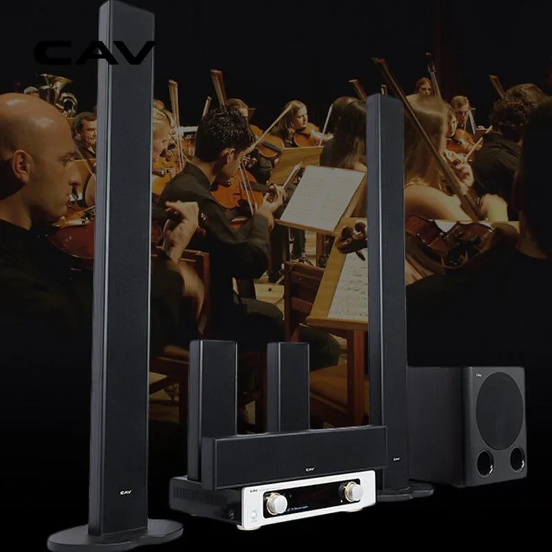 CAV TT20 Home Theater System 5.1 Set DTS Surround Sound Metal Bluetooth Analog Coaxial Digital Home Theater Cinema Music Center CAV TT20 Home Theater System 5.1 Set DTS Surround Sound Metal Bluetooth Analog Coaxial Digital Home Theater Cinema Music Center