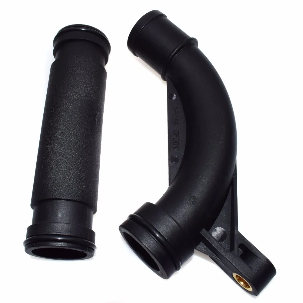 ISANCE 2PCS Thermostat Engine Coolant Pipe & Straight Pipe PEP103270 PEP101970 For Land Rover Freelander 2002 2003 2004 2005