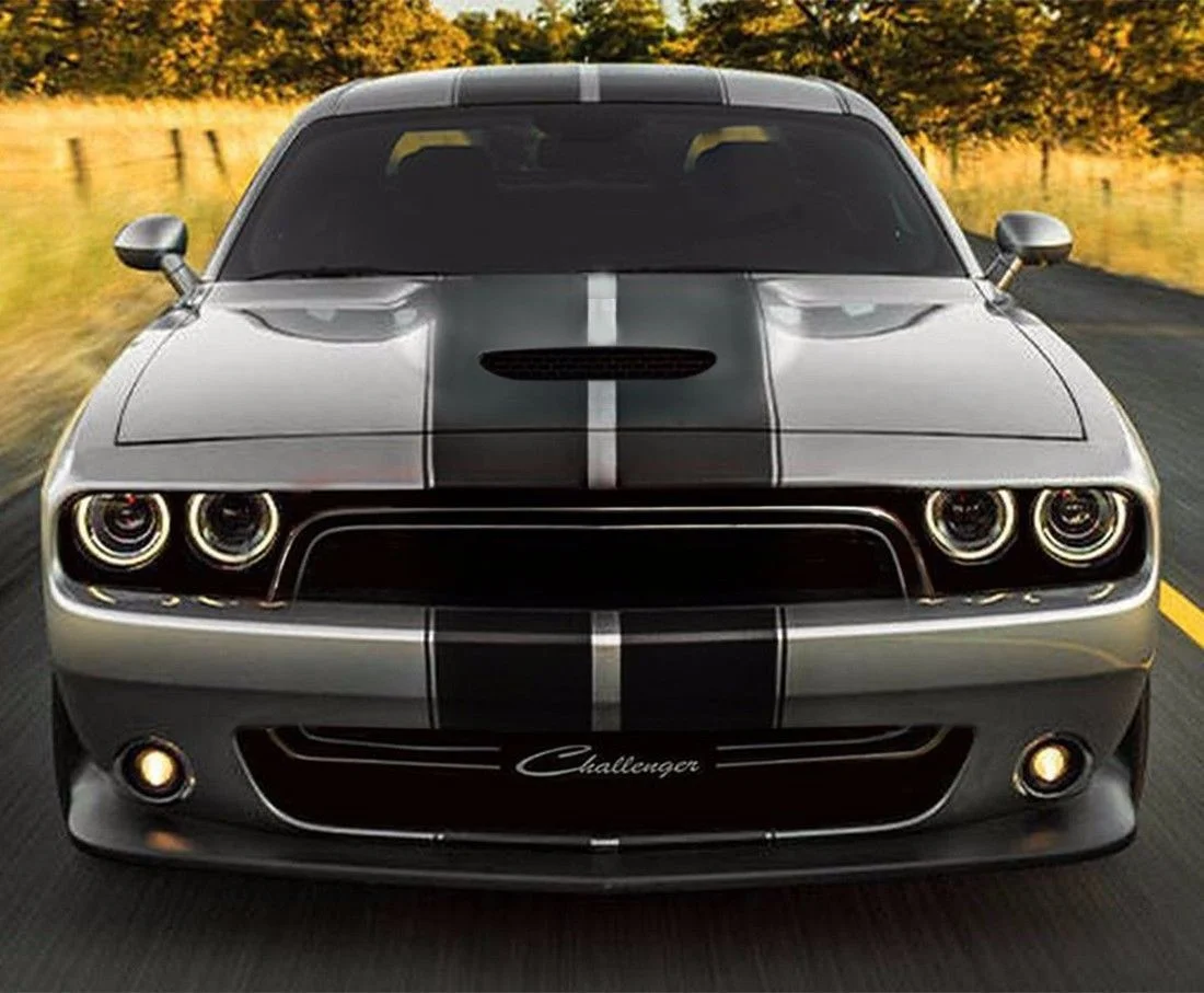 Для наклеек, графическая наклейка, полоски, комплект для тела, для Dodge Challenger SRT, лампа, защита крыши, Стайлинг автомобиля, для капота, крыши, грузовика