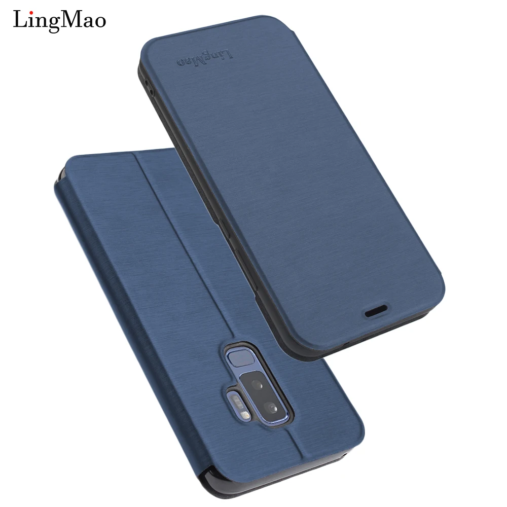 

Luxury Leather Flip Case For Samsung Galaxy S9 Plus Case For Samsung S9 Plus Wallet Case Protective Mobile Phone Bag Cover coque