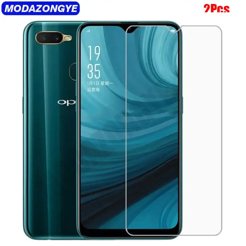 

2 Pcs Tempered Glass OPPO AX7 Screen Protector OPPO AX7 CPH1901 CPH 1901 OPPOAX7 OPPO AX 7 A7 Glass Protective Film 6.2