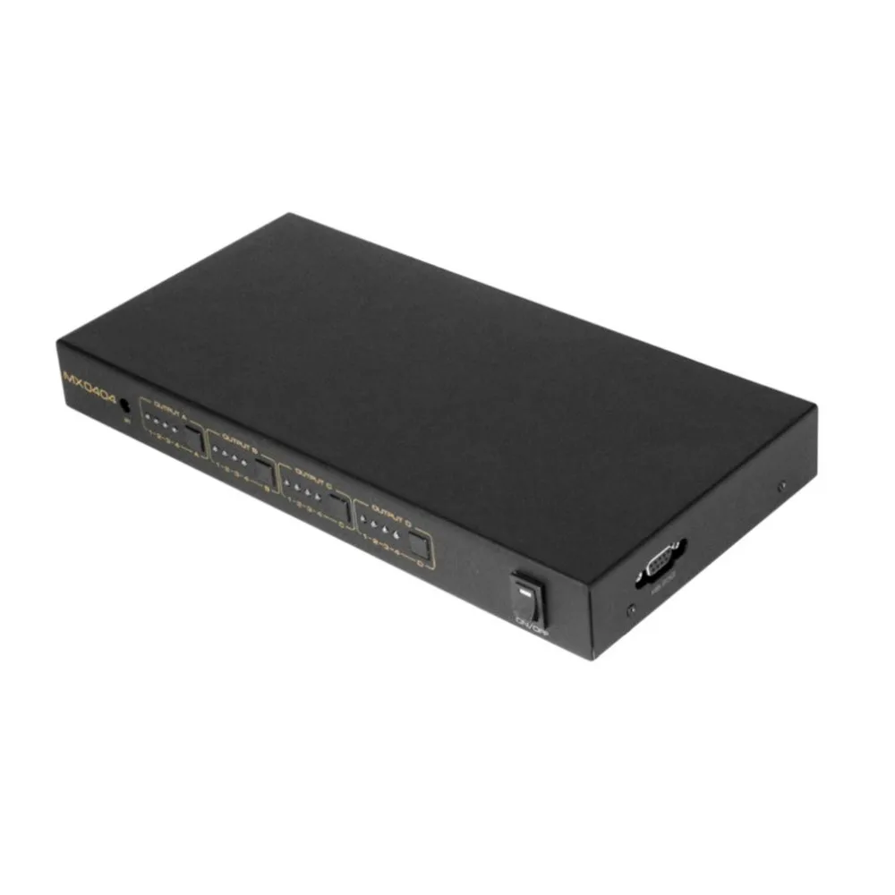 

Ultra-high Resolution HDMI Matrix 4x4 4 in 4 out HDMI Splitter Switcher 3D 4kX2K RS232 without Remote control Support Blu-ray