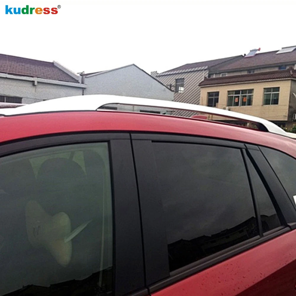 لمازدا CX-5 CX5 2012-2016 سبائك الألومنيوم الجانب القضبان حامل سقفي سقف السكك الحديدية سقف السيارة حامل الحقائب الأمتعة حامل أرفف