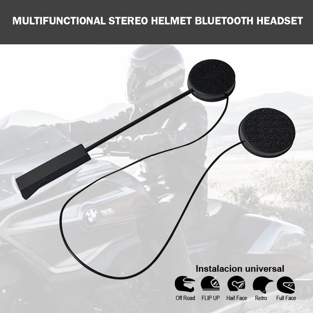 Мотоциклетный шлем Bluetooth беспроводные наушники с микрофоном для телефона