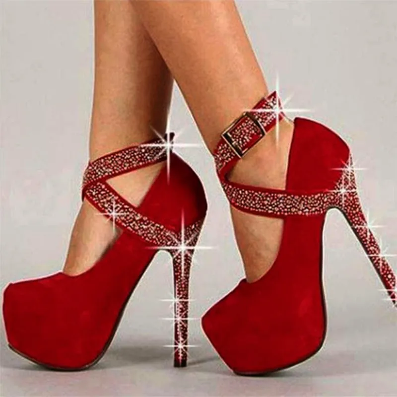 

shofoo shoes,The explosion of free shipping, novelty beautiful buckle shoes, round shoes, ornate Rhinestone shoes. SIZE:34-45